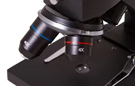 Объектив и окуляр микроскопа