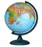 Глобус «Двойная карта» диаметром 250 мм, с подсветкой