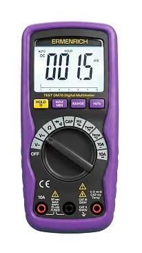  Цифровой мультиметр Ermenrich Test DM70