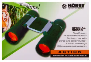 Бинокль Konus Action 10x25 FF, изображение 11