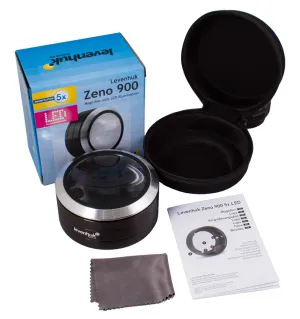 Лупа Levenhuk Zeno 900, 5x, 75 мм, 3 LED, металл, изображение 8