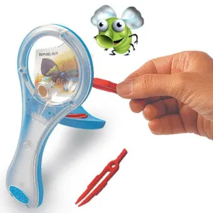 Лупа детская Navir 3x/7x, с подставкой и пинцетом, изображение 3