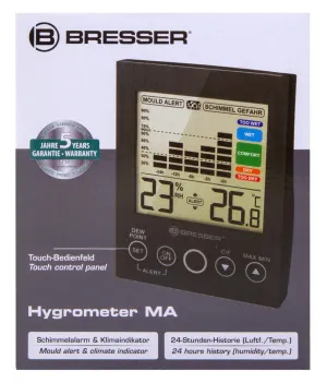 Гигрометр Bresser Mould Alert, черный, изображение 9