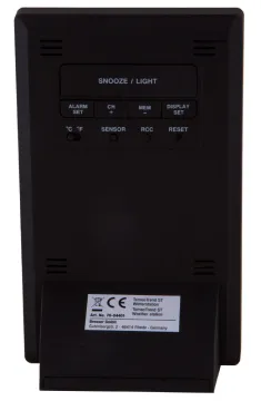 Метеостанция Bresser TemeoTrend ST с радиоуправлением, черная, изображение 4