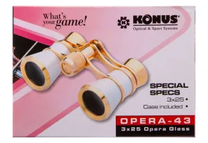 Театральный бинокль Konus 3x25 Pearl, изображение 14