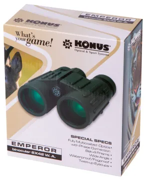 Бинокль Konus Emperor 8x42 WA Green, изображение 13