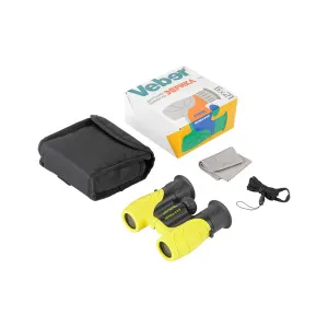 Бинокль детский Veber «Эврика» 6x21, желто-черный, изображение 2