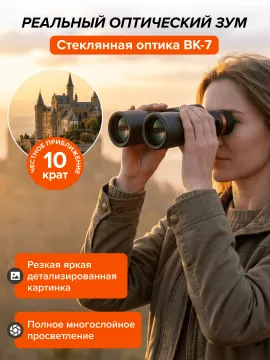 Фотобинокль Levenhuk Kelvin Snap 10x50, изображение 15