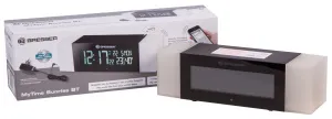 Радио с будильником и термометром Bresser MyTime Sunrise Bluetooth, черное, изображение 9